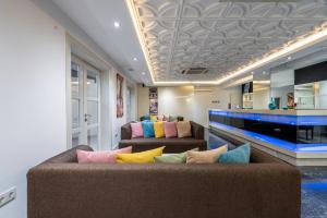 Puding Hotel的休息区
