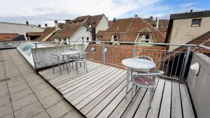 Balkon oz. terasa v nastanitvi Solothurn Youth Hostel