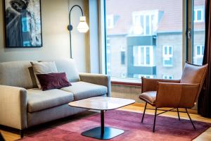 Posezení v ubytování Scandic Kødbyen