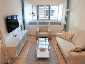 A television and/or entertainment centre at Apartamentos Sarah