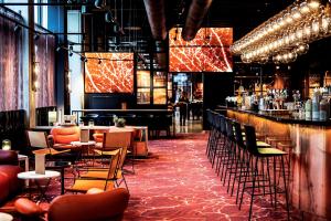 Lounge nebo bar v ubytování Scandic Kødbyen
