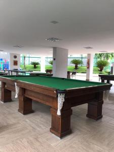 Biliár nebo kulečník v ubytování Veredas Rio quente flat