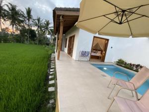 Бассейн в Luxury Villa Ada Padi Ubud one bed room или поблизости