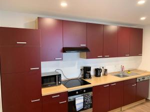 Dapur atau dapur kecil di My-Skypalace Dirmstein