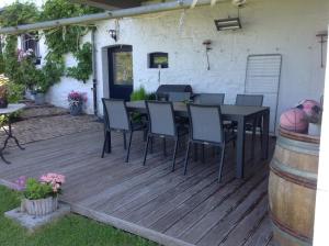 Patio nebo venkovní prostory v ubytování Gite Evasion