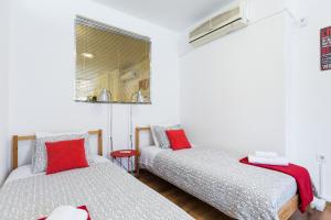 Posteľ alebo postele v izbe v ubytovaní Driopon Apartment - Penthouse