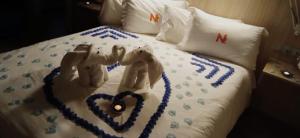 Katil atau katil-katil dalam bilik di Hotel Nomada