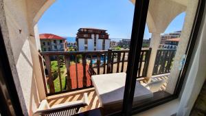 A balcony or terrace at Work or Relax From the Paradise in the Heart of Sveti Vlas