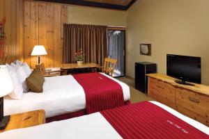 Cama o camas de una habitación en Shawnee Lodge & Conference Center