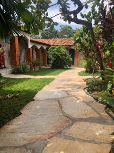 Jardín al aire libre en Pousada Por do Sol