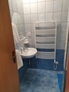 A bathroom at Apartments Michalka - ap. dom Skalka
