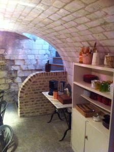 Kuchyň nebo kuchyňský kout v ubytování La Ferme du Bois Quesnoy