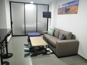 Posezení v ubytování Berilo Deluxe Apartahotel