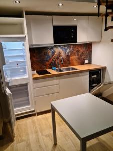 Kuchyňa alebo kuchynka v ubytovaní AMBER APARTAMENt 11 + 19 fotografií