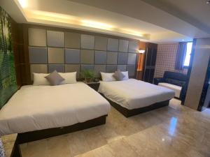 Postel nebo postele na pokoji v ubytování Michelle hotel + 37 fotografií