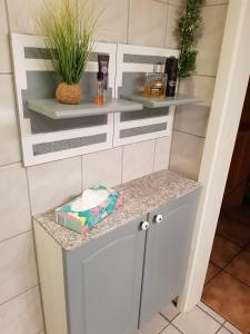 Kuchyň nebo kuchyňský kout v ubytování Gästehaus Uwe&Heidi