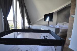 A bed or beds in a room at Beli bor