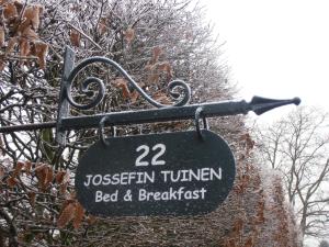 Majutusasutuses B&B Jossefin Tuinen olev sertifikaat, autasu, silt või muu dokument