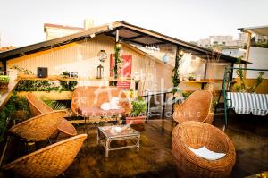 Posezení v ubytování Hostal del Aguila