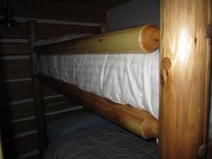 A bed or beds in a room at Log Inn & Pub