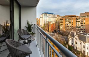 Un balcon sau o terasă la Hotel Madera