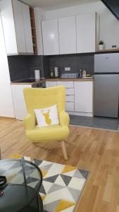 Apartman Mladenovic Divcibare tesisinde mutfak veya mini mutfak