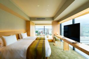 TV/trung tâm giải trí tại Fujisan Mishima Tokyu Hotel