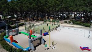 an aerial view of a park with a playground at Camping Campéole Le Vivier - Maeva in Biscarrosse