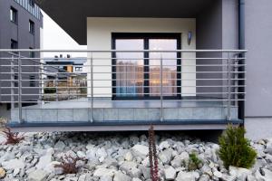 Balkón nebo terasa v ubytování Apartamenty Spokojna 24C