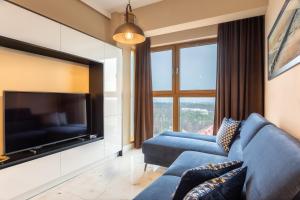 Część wypoczynkowa w obiekcie Ambria Apartments Platan Tower