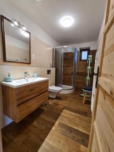 Kúpeľňa v ubytovaní Villa Korálka