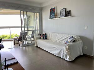 Postel nebo postele na pokoji v ubytování Nautilus Home Club - Beto Carrero - Frente mar com vista espetacular + 44 fotografií