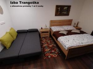Posteľ alebo postele v izbe v ubytovaní Villa Korálka