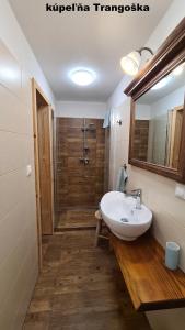 Kúpeľňa v ubytovaní Villa Korálka