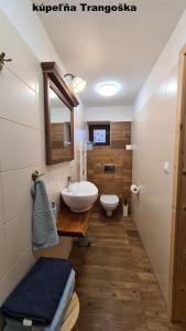Kúpeľňa v ubytovaní Villa Korálka