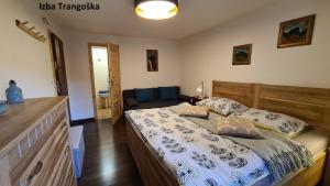 Posteľ alebo postele v izbe v ubytovaní Villa Korálka