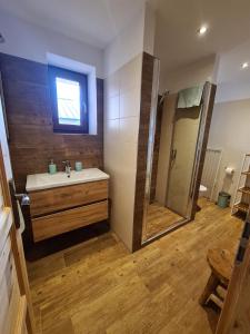 Kúpeľňa v ubytovaní Villa Korálka
