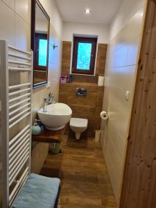 Kúpeľňa v ubytovaní Villa Korálka