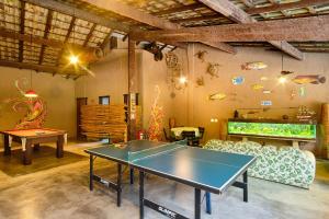 Instalaciones para jugar ping pong en Pousada Pouso do Farol o alrededores