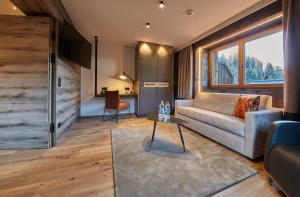 Χώρος καθιστικού στο Hotel Hasenauer 4 Sterne Superior