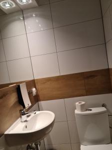 Kúpeľňa v ubytovaní Amber Hostel
