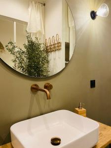Koupelna v ubytování Appartement Casadilonda - Casadibastia - Vue mer Citadelle