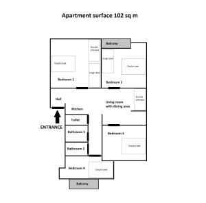 Zdjęcie z galerii obiektu Central Apartments Warszawska Street w Krakowie