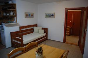 Posezení v ubytování Apartments Hážovský Dvůr