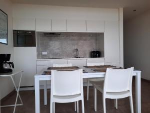 Kuchyň nebo kuchyňský kout v ubytování appartement seafront