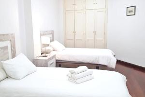 Posteľ alebo postele v izbe v ubytovaní 3 bedrooms apartement with wifi at Ronda