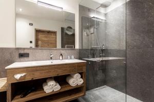 Koupelna v ubytování Hotel Niblea Dolomites