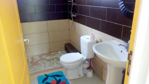 A bathroom at Appartement d'une chambre avec jardin amenage et wifi a Capesterre de Marie Galante a 4 km de la plage