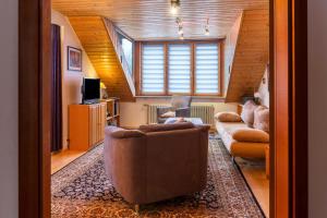 Ferienwohnung Schlegel的电视和/或娱乐中心