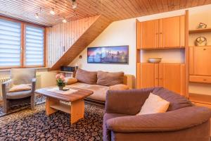 Ferienwohnung Schlegel的休息区